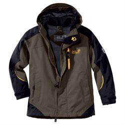 Jack Wolfskin Kids Mountain Trail Jacket Granite